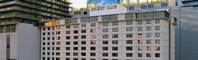 Exterior of Jockey Club